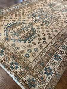 Vintage Karaja Rug - "Penny"