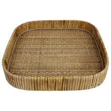 Load image into Gallery viewer, Cayman Square Rattan Tray, Large
