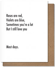 Load image into Gallery viewer, You're A Lot - Love Card
