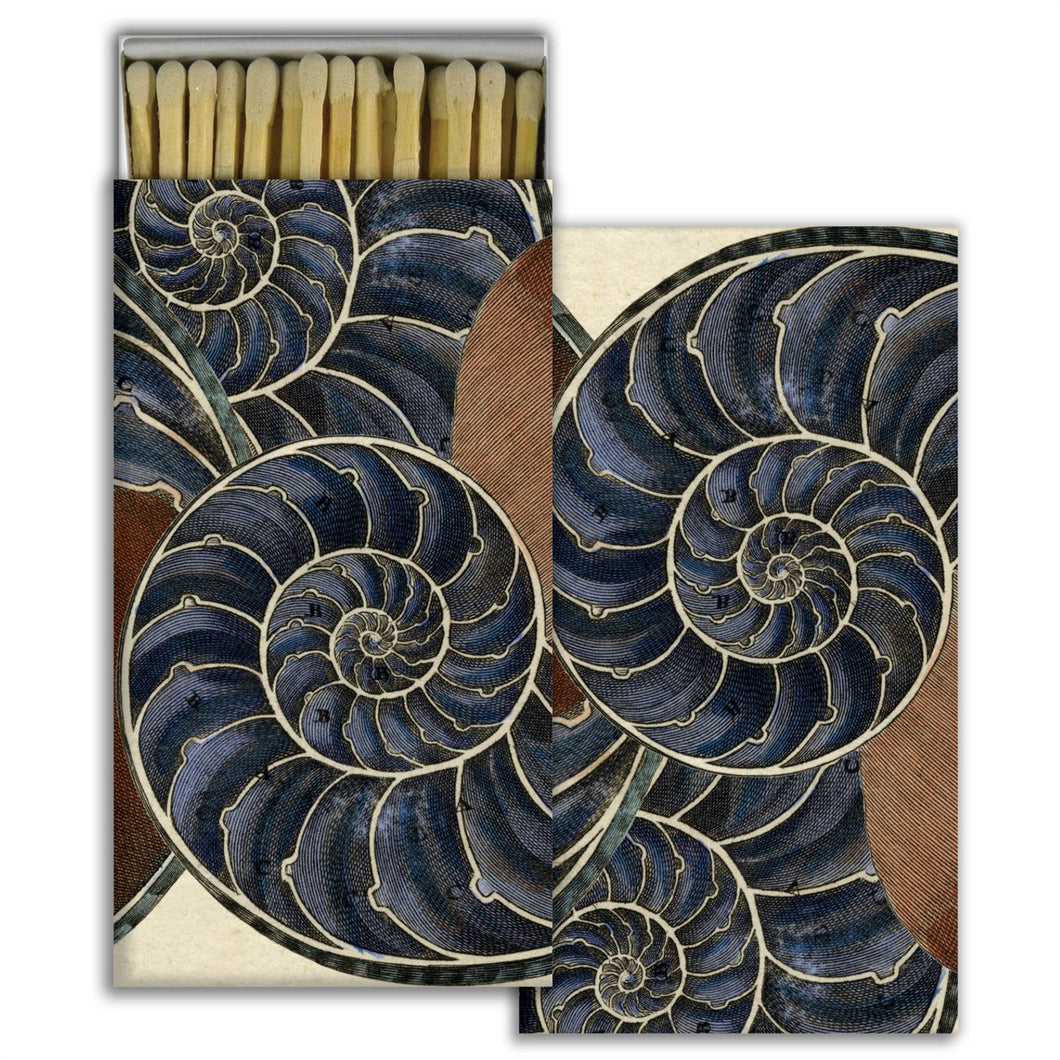 Boxed Candle Matches, Nautilus