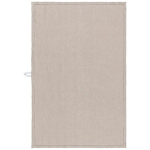 Natural Hemstitched Linen Dish Towel