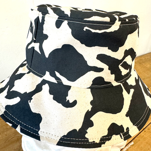 Bucket Hat, Light Worn Black Vine, Large