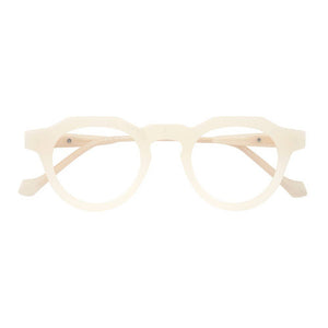 "Dario" Blue Light Readers, Ivory/Gold