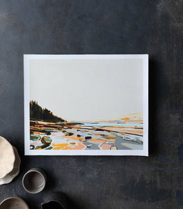 Sand Beach Semi Abstraction, 8" x 10" Print on Canvas