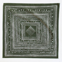 Load image into Gallery viewer, Olive Dot Dash Bandana
