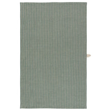Load image into Gallery viewer, Jade Stripe Linen/Cotton Dishtowel
