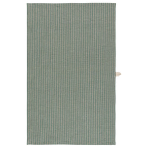 Jade Stripe Linen/Cotton Dishtowel