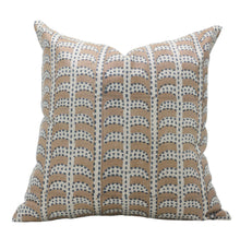 Load image into Gallery viewer, Garud Block Print Linen-Blend Pillow, 20&quot;
