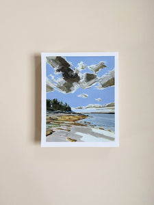 Cranberry Island, 8" x 10" Print on Canvas