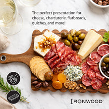 Load image into Gallery viewer, Acacia Scalloped Cutting Board
