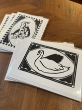 Load image into Gallery viewer, Madame Blanche Hand-Printed Card
