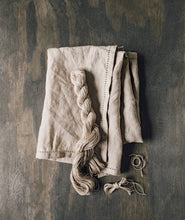 Load image into Gallery viewer, Natural Hemstitched Linen Dish Towel
