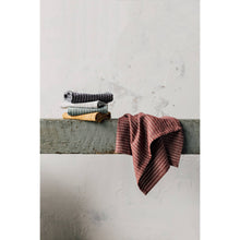 Load image into Gallery viewer, Linen/Cotton Dishtowel, Midnight Stripe
