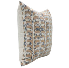 Load image into Gallery viewer, Garud Block Print Linen-Blend Pillow, 20&quot;
