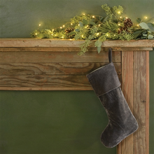 Load image into Gallery viewer, Velvet Stocking, Dark Grey
