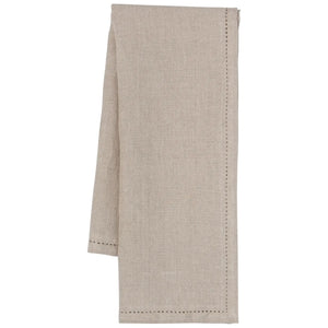 Natural Hemstitched Linen Dish Towel