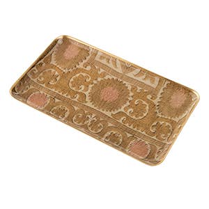 Suzani Enameled Tray, Medium