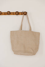 Load image into Gallery viewer, Paris Striped Tote, Natural
