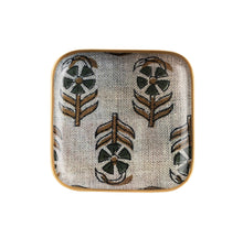 Load image into Gallery viewer, Chameli Enameled Tray, Small Square

