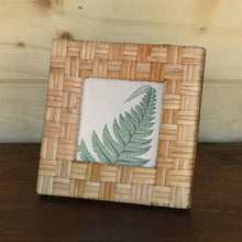Load image into Gallery viewer, Cayman Rattan Frame, 4&quot; x 4&quot;
