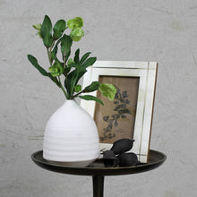 Load image into Gallery viewer, Bone with Brass Grid Frame,  4x6

