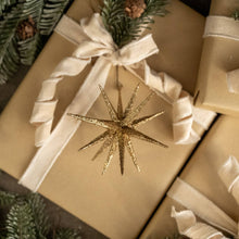Load image into Gallery viewer, 6&quot; Gold Pointed Star Ornament
