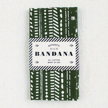 Load image into Gallery viewer, Olive Dot Dash Bandana
