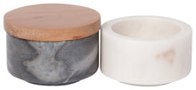 Load image into Gallery viewer, Two-Tone Marble Salt Cellar
