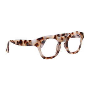 "Callen" Blue Light Readers, Bone Tortoise