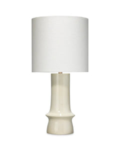 Crest Table Lamp - Eggshell