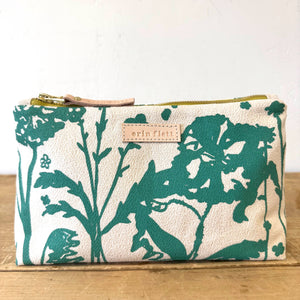 Laura Zipper Bag, Oatmeal Meadow