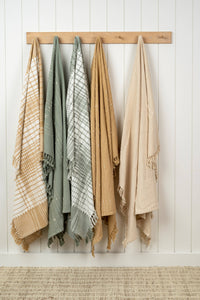 Malaya Woven Throw, Sagebrush