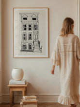 Load image into Gallery viewer, "Brownstone" Giclée Print, 8" x 10"
