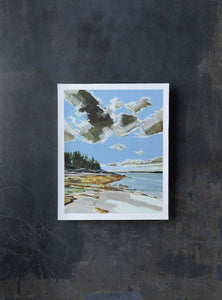 Cranberry Island Study 3, 8"x10" Print on Canvas