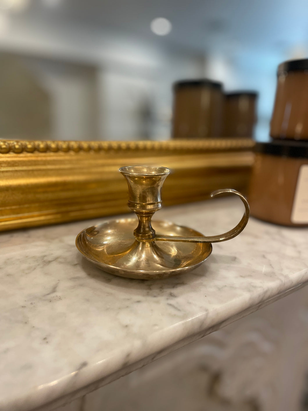 Vintage Brass Chamberstick