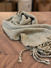 Load image into Gallery viewer, Hand-Loomed Boucle Scarf, Coffee
