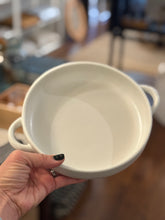 Load image into Gallery viewer, Stoneware Dinner Plate with Handles, Matte White
