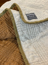 Load image into Gallery viewer, Charlestown Hand-Stitched Throw - Ochre / Sand
