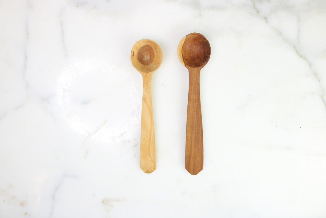 Wooden Kitchen Scoops, Set of Two