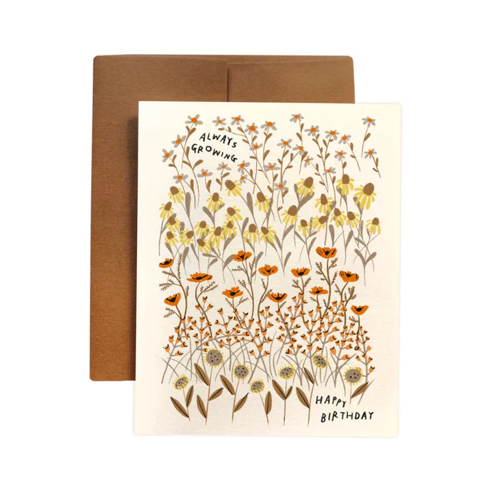 ALWAYS GROWING Birthday Card