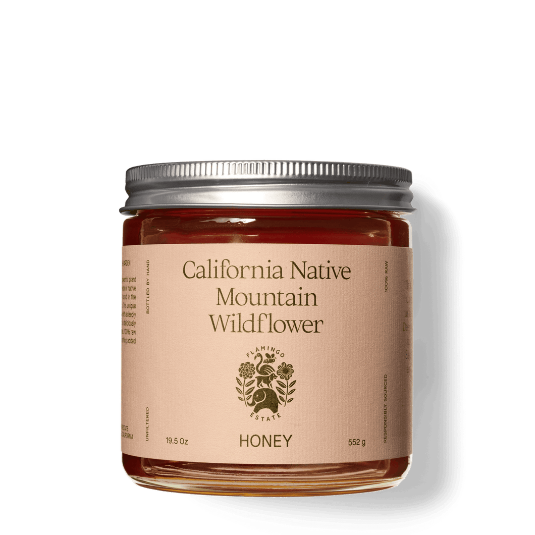 California Native Mountain Wildflower Honey