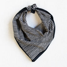 Load image into Gallery viewer, Black Striped Bandana
