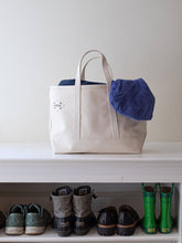Load image into Gallery viewer, Steele Small Tote with 5" Handle, Natural Canvas
