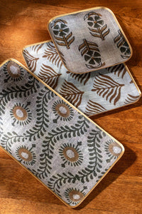 Pluma Enameled Tray, Extra Large