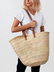 Double-Handled Parisienne Shopper, Natural