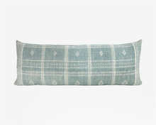 Load image into Gallery viewer, Indian Wool Grand Lumbar Pillow, Mist
