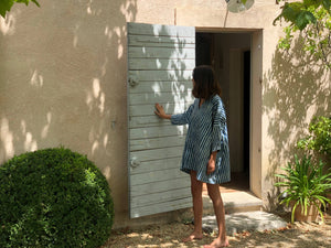 Striped Indigo Dress/Tunique