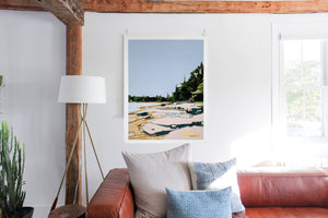 Fernald Cove Rose, 8" x 10" Print on Canvas