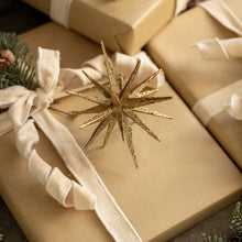 Load image into Gallery viewer, 6&quot; Gold Pointed Star Ornament
