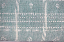 Load image into Gallery viewer, Indian Wool Grand Lumbar Pillow, Mist
